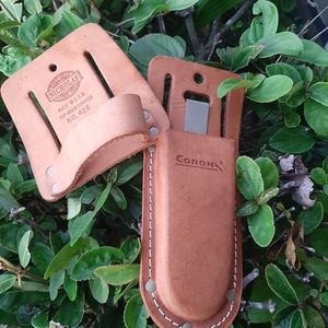(2) Nicholas Corona Leather Workwear Belt Holsters